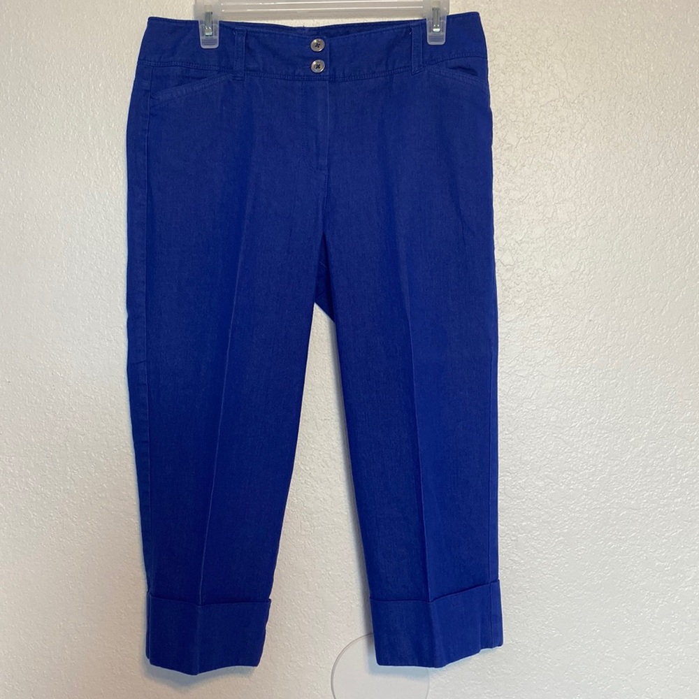 Size 10, Larry Levine capri style pants. Casual fit.
